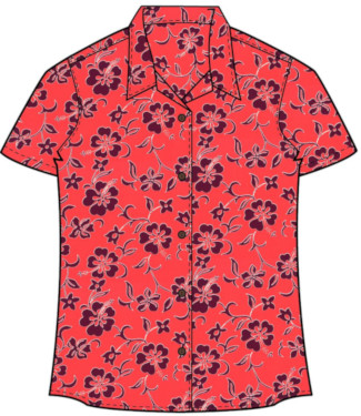 Hibiscus Women's Hawaiian Shirt
